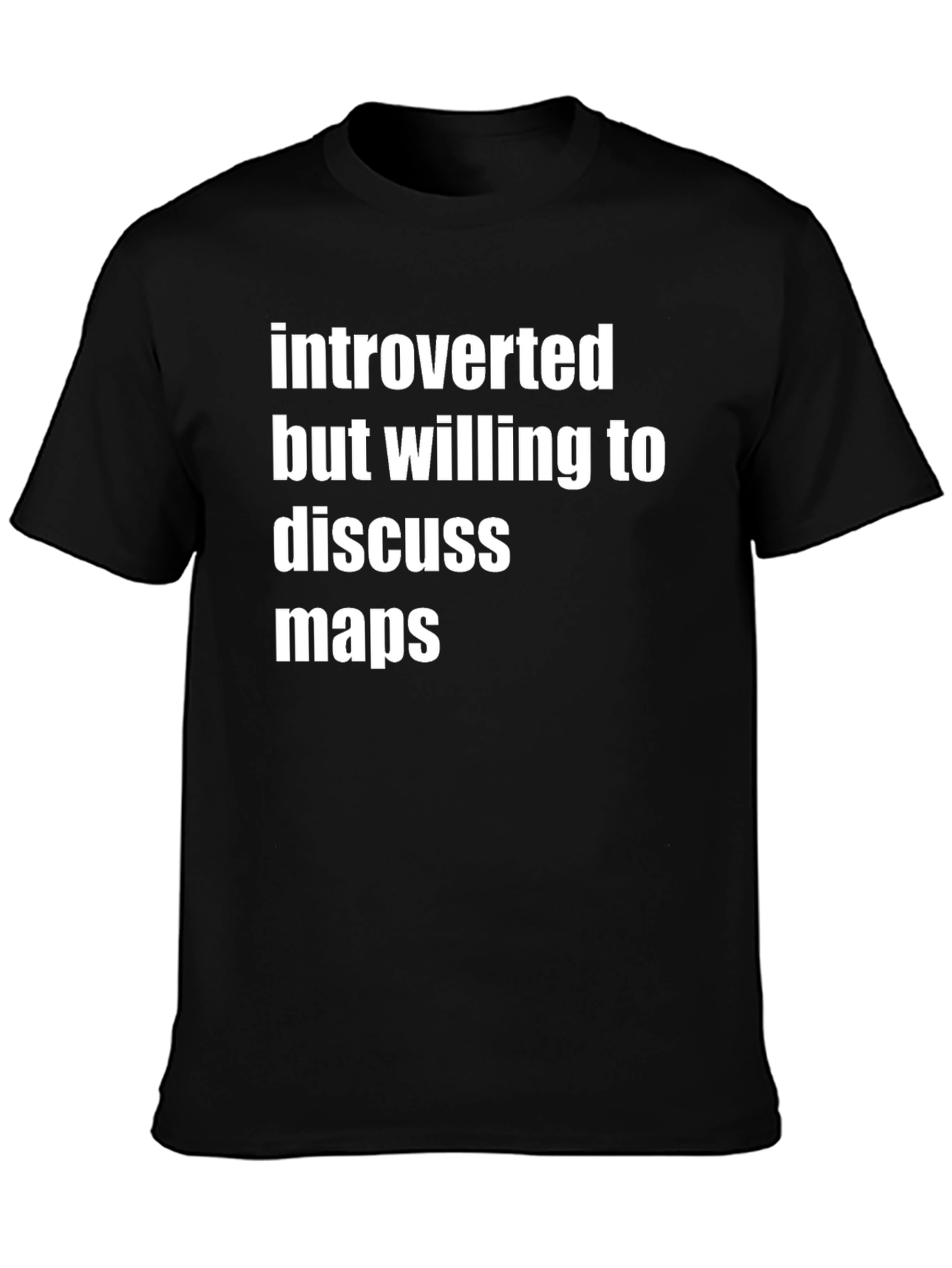 Introverted Maps Graphic Tee