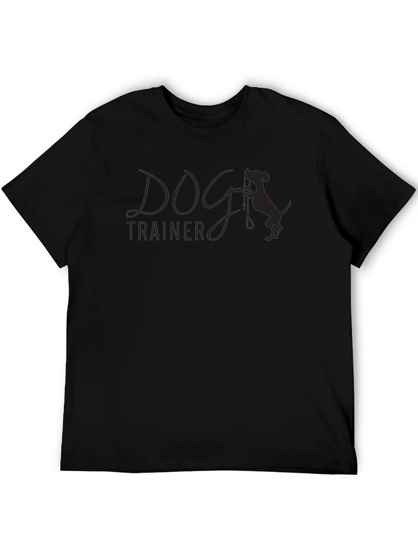 Dog Trainer Graphic Tee - Black