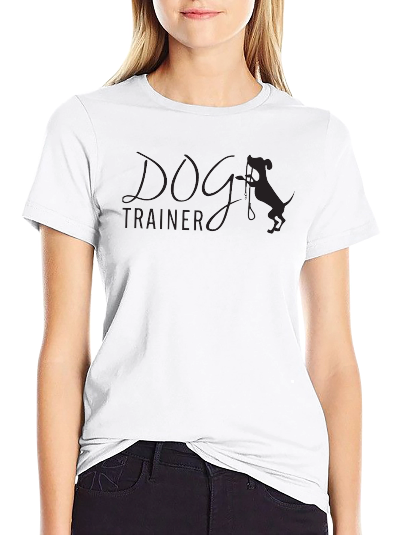 Dog Trainer Graphic Tee - Black