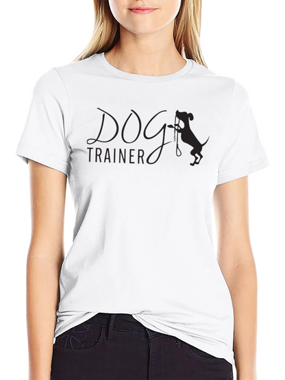 Dog Trainer Graphic Tee - Black