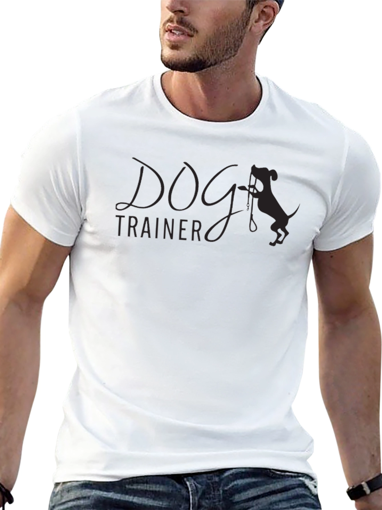 Dog Trainer Graphic Tee - Black