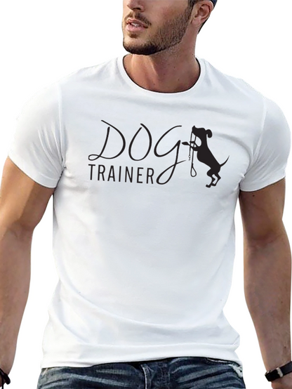 Dog Trainer Graphic Tee - Black
