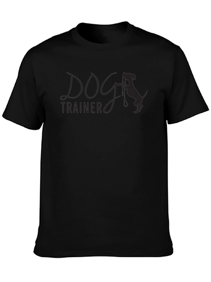 Dog Trainer Graphic Tee - Black