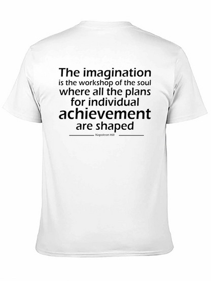Inspirational Quote T-Shirt - Imagination & Achievement