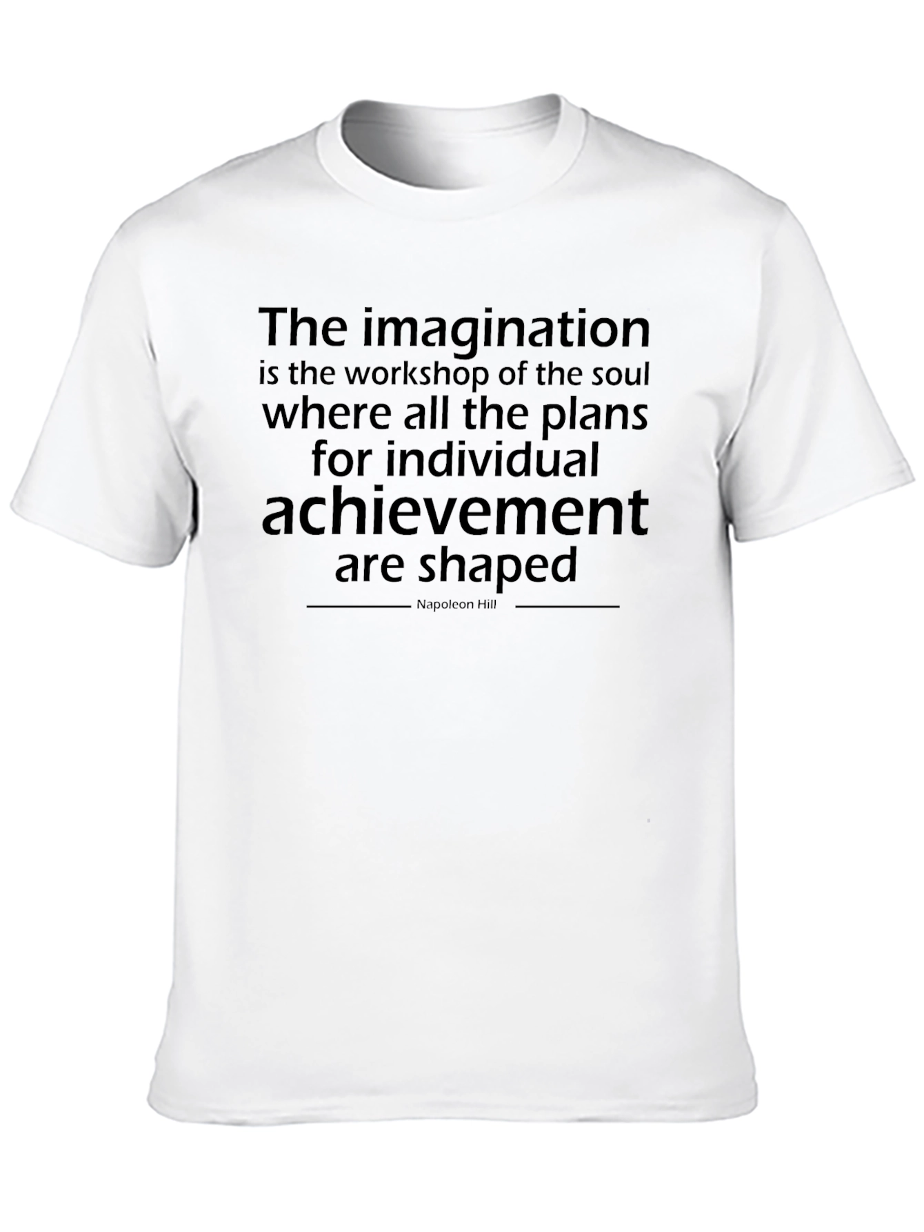 Inspirational Quote T-Shirt - Imagination & Achievement