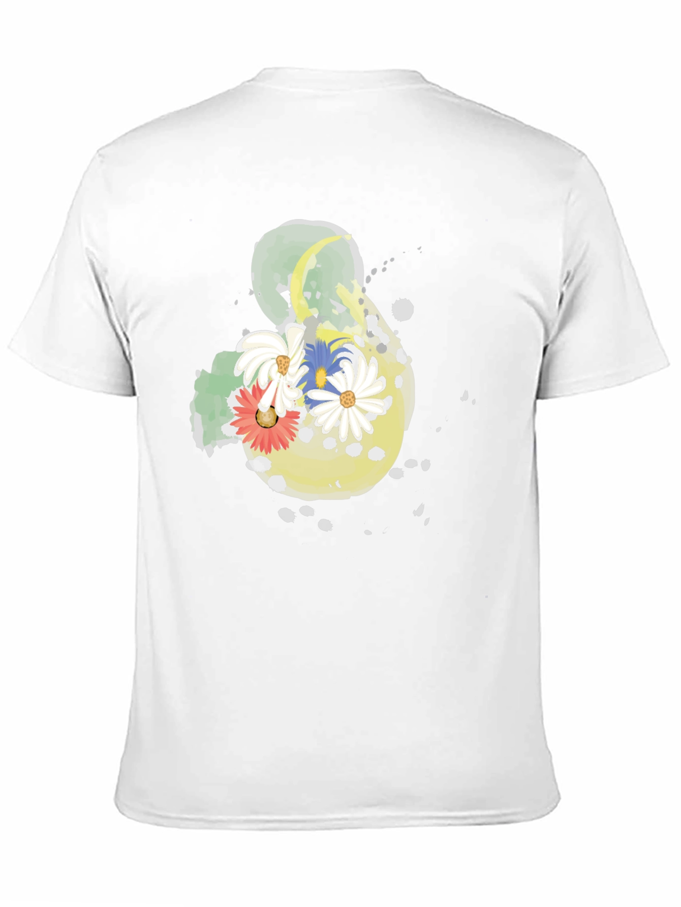 Floral Ampersand T-Shirt - Black Casual Tee