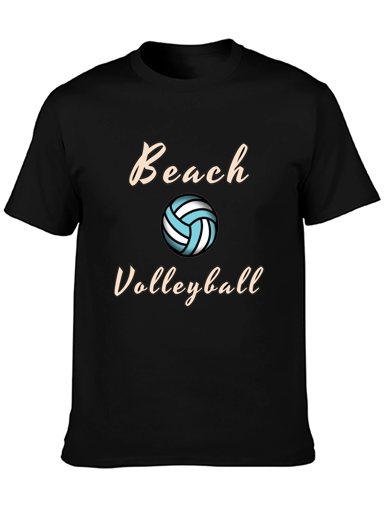 Beach Volleyball Graphic Tee - Casual Comfort
