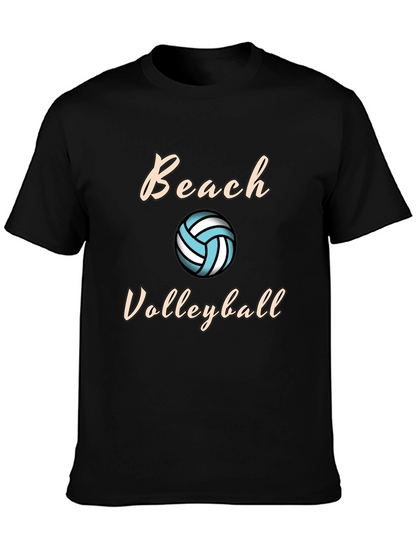 Beach Volleyball Graphic Tee - Casual Comfort
