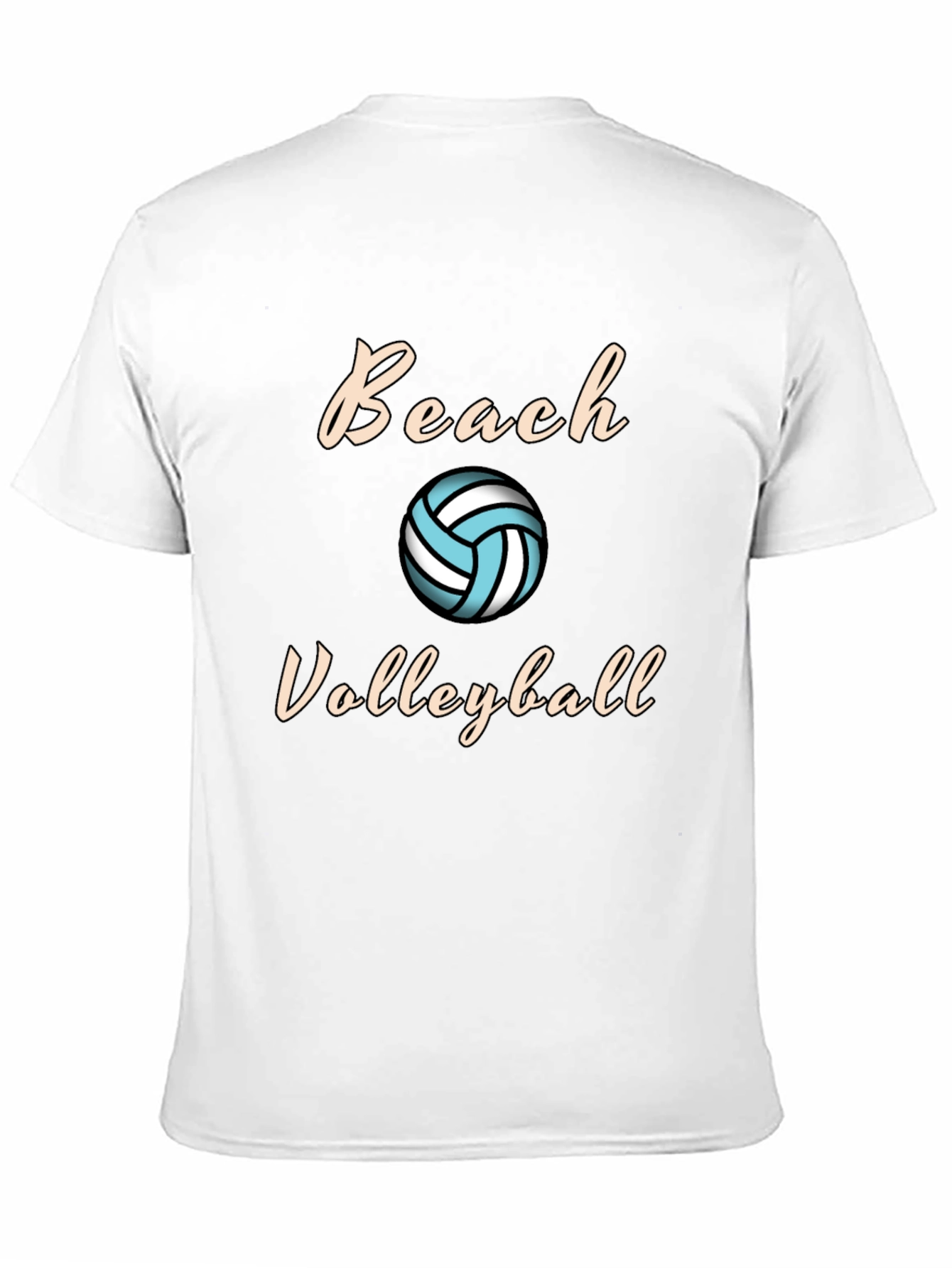Beach Volleyball Graphic Tee - Casual Comfort