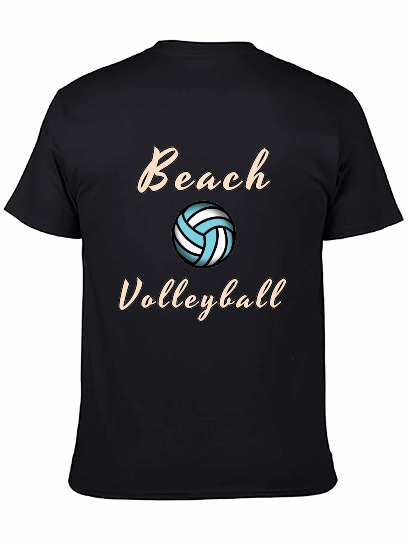 Beach Volleyball Graphic Tee - Casual Comfort