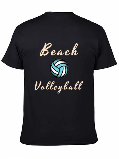 Beach Volleyball Graphic Tee - Casual Comfort