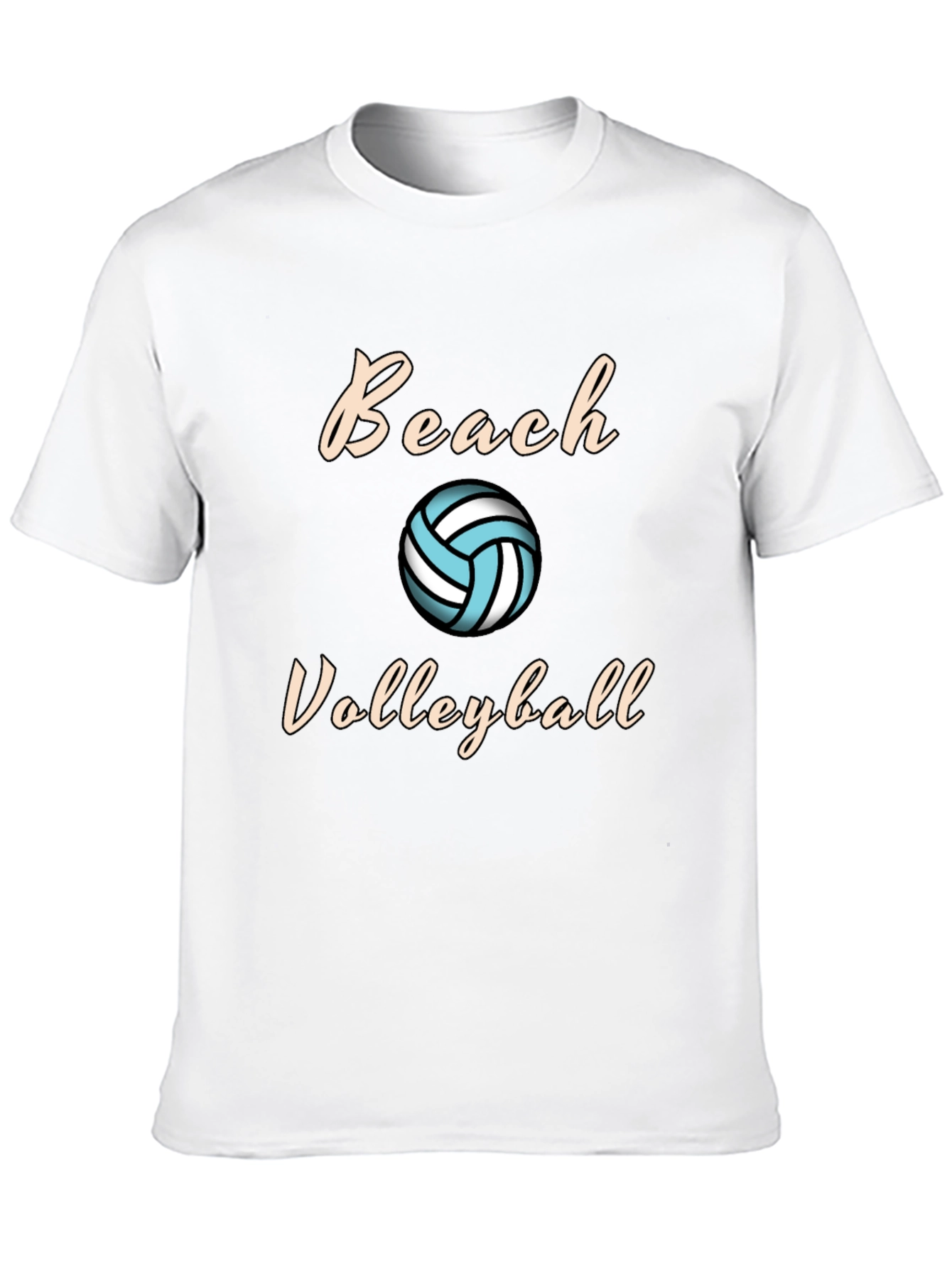Beach Volleyball Graphic Tee - Casual Comfort