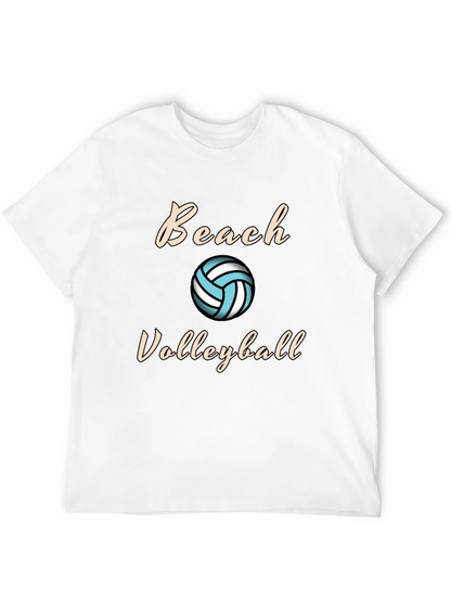 Beach Volleyball Graphic Tee - Casual Comfort