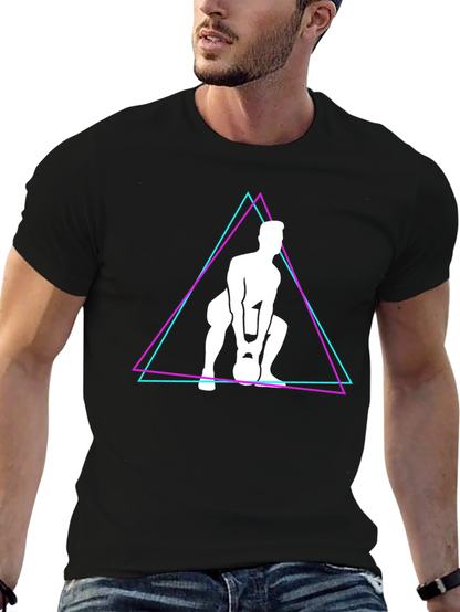 Retro Kettlebell Workout T-Shirt