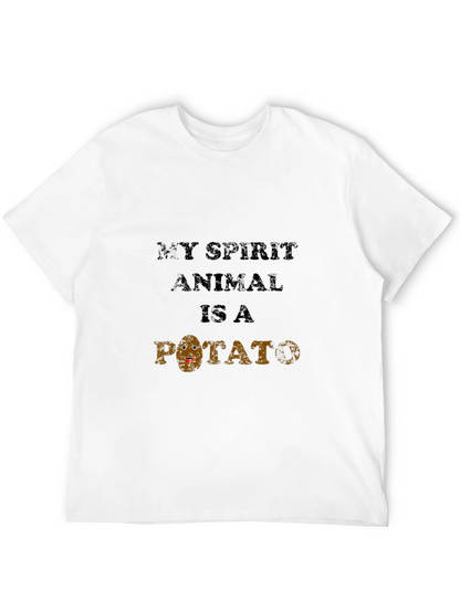My Spirit Animal is a Potato Funny Graphic Tee