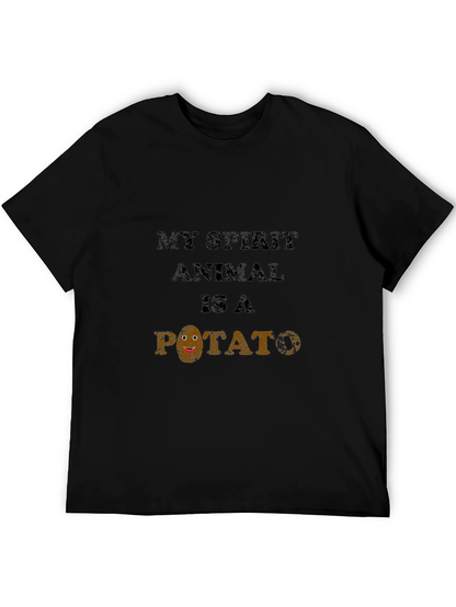 My Spirit Animal is a Potato Funny Graphic Tee