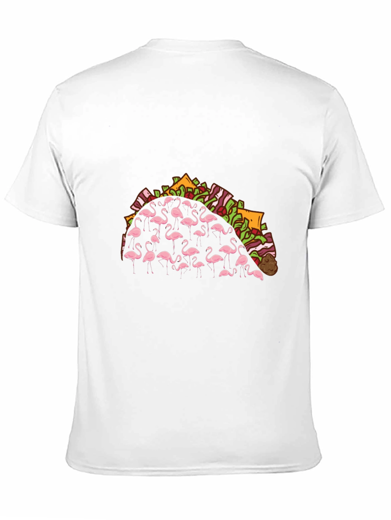 Flamingo Taco Graphic T-Shirt