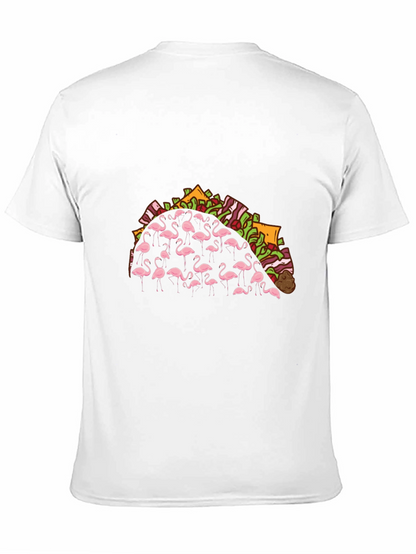 Flamingo Taco Graphic T-Shirt