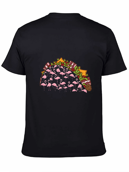 Flamingo Taco Graphic T-Shirt