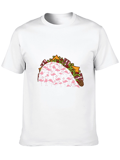Flamingo Taco Graphic T-Shirt