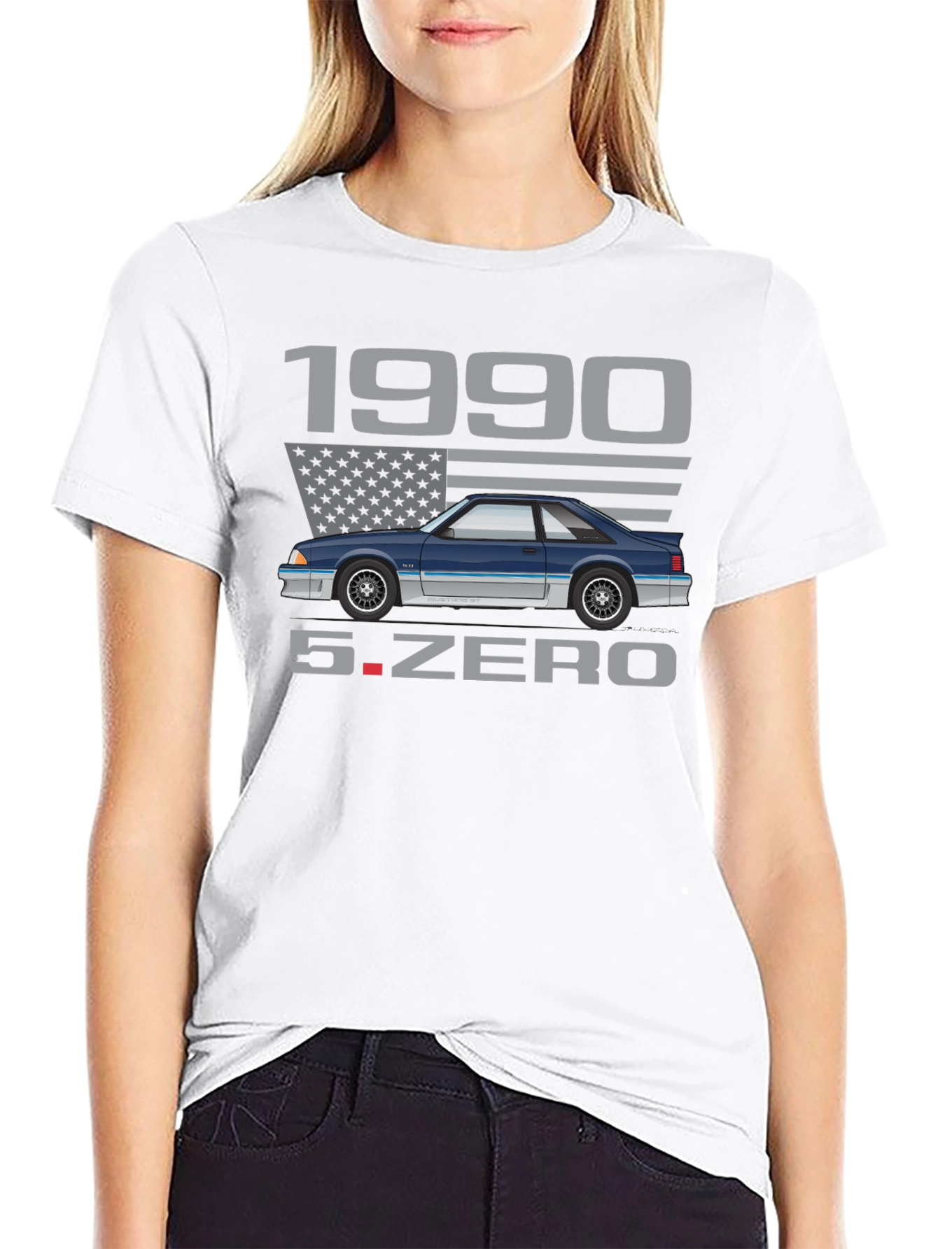 1990 Foxbody Mustang 5.0 T-Shirt