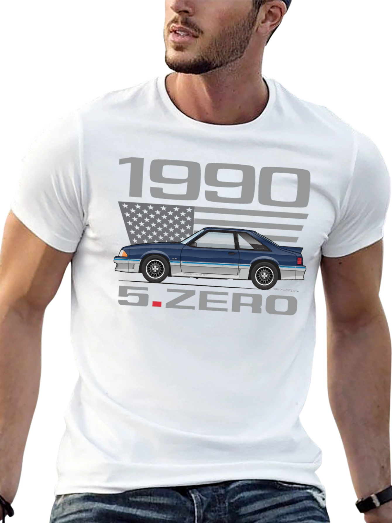 1990 Foxbody Mustang 5.0 T-Shirt