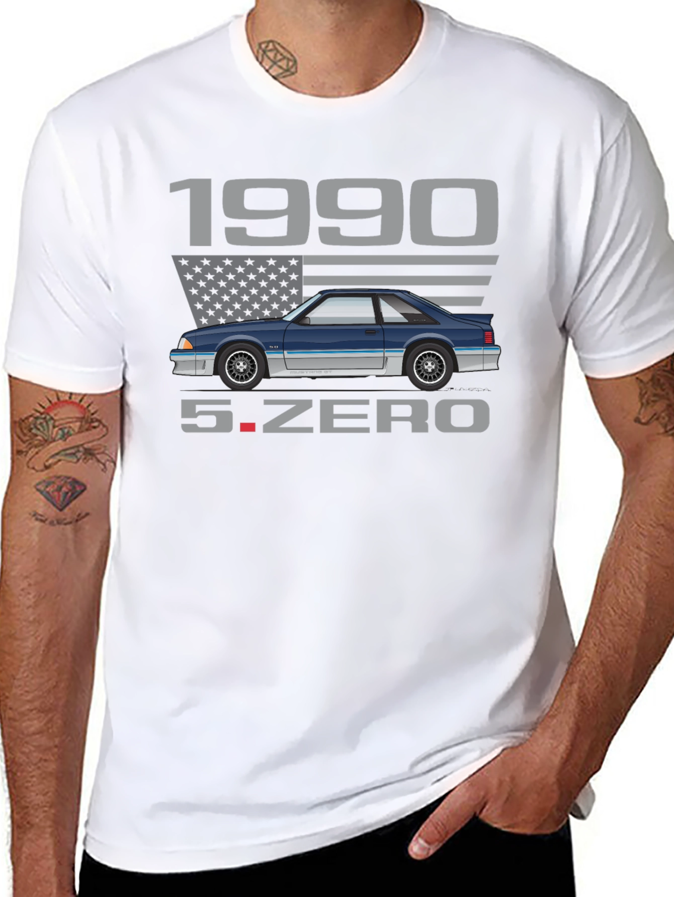 1990 Foxbody Mustang 5.0 T-Shirt