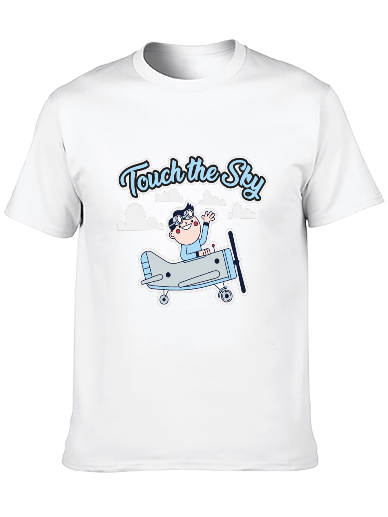 Touch the Sky Black Graphic Tee