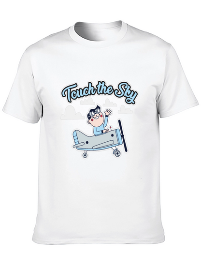 Touch the Sky Black Graphic Tee