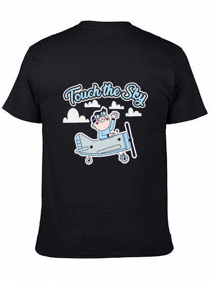 Touch the Sky Black Graphic Tee