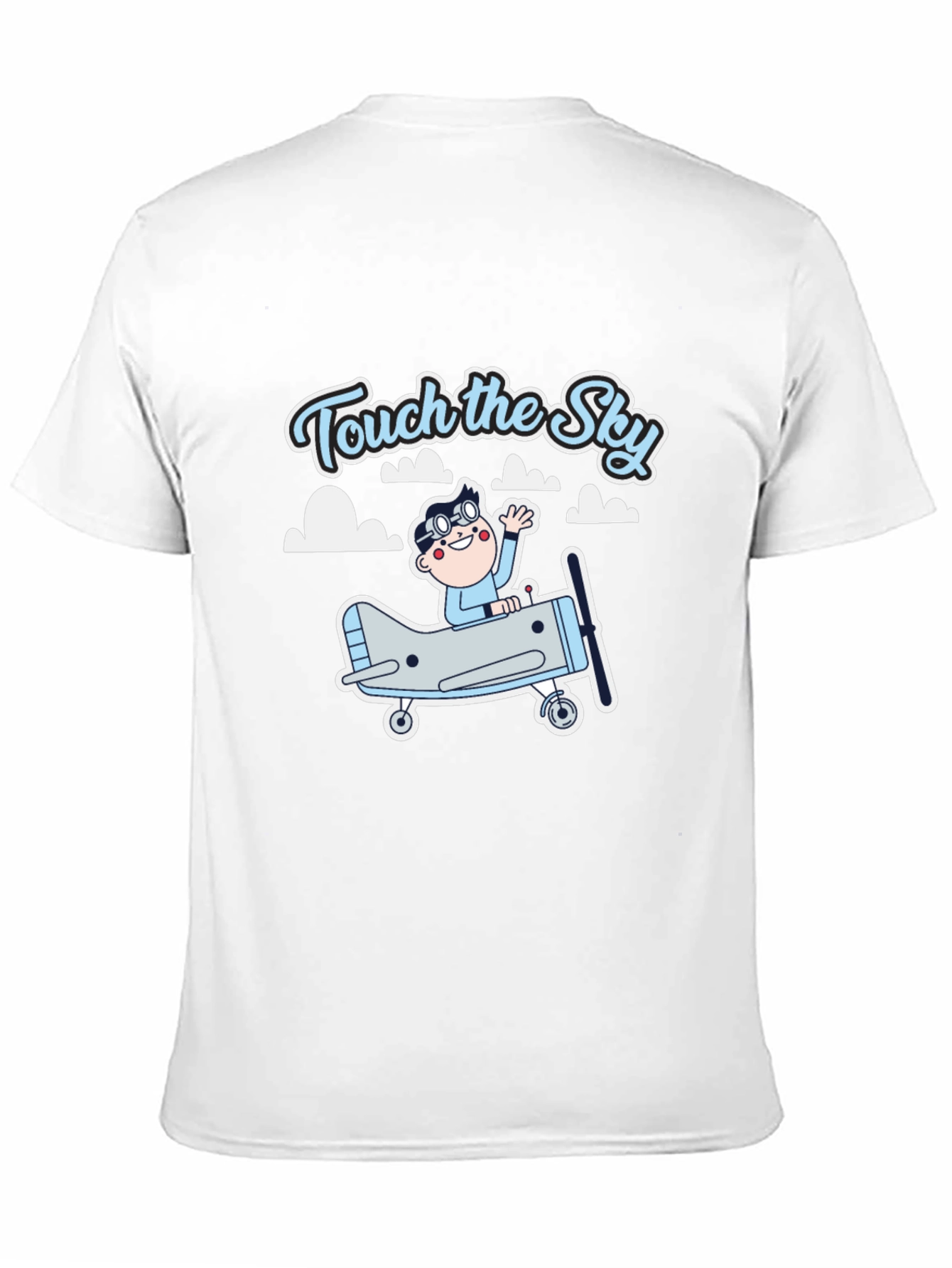 Touch the Sky Black Graphic Tee