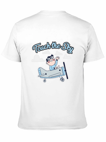 Touch the Sky Black Graphic Tee