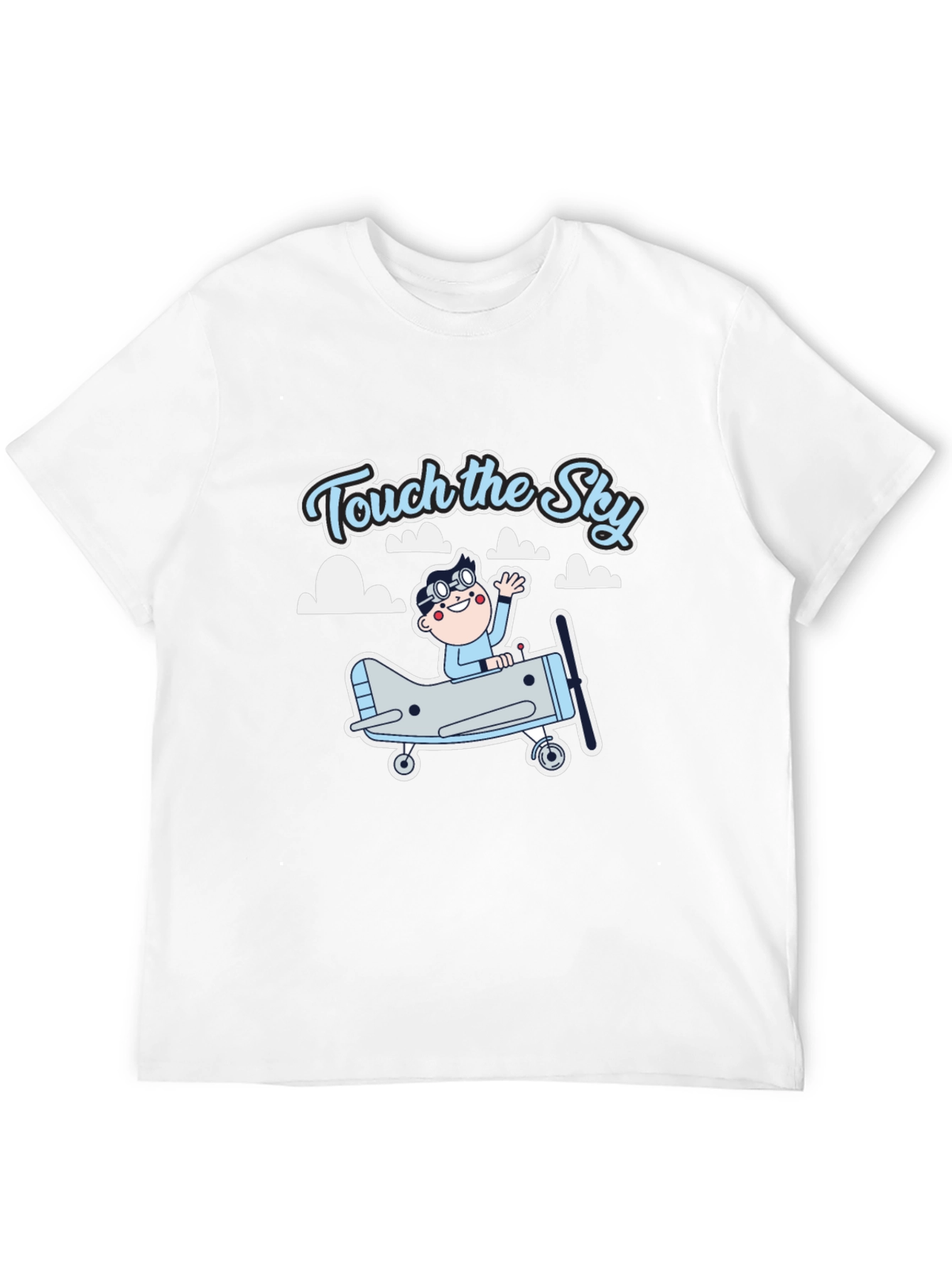 Touch the Sky Black Graphic Tee