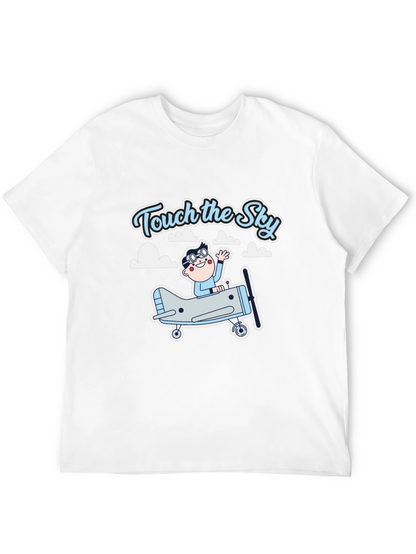 Touch the Sky Black Graphic Tee