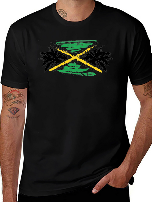 Jamaica Vibes Black Tee