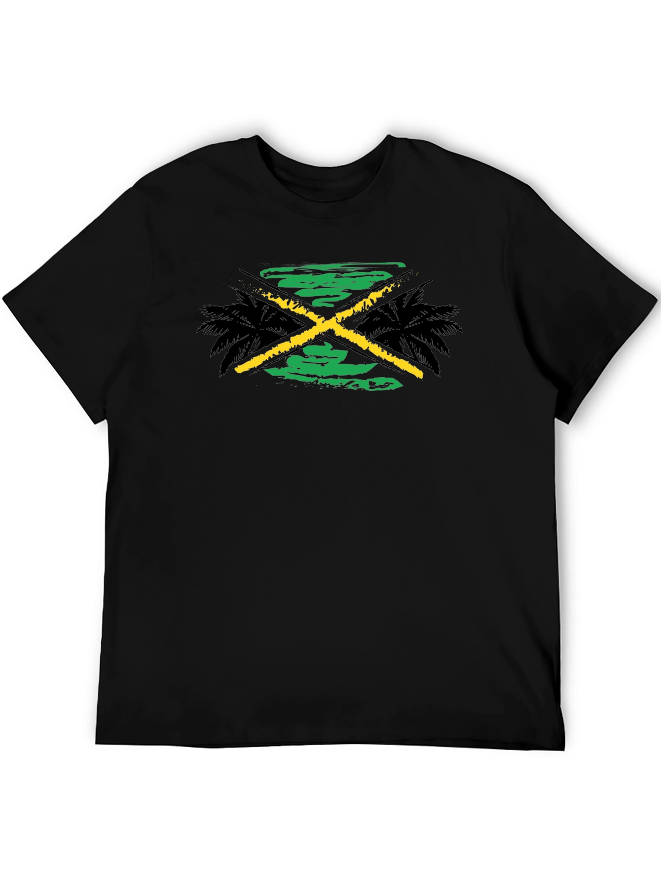 Jamaica Vibes Black Tee