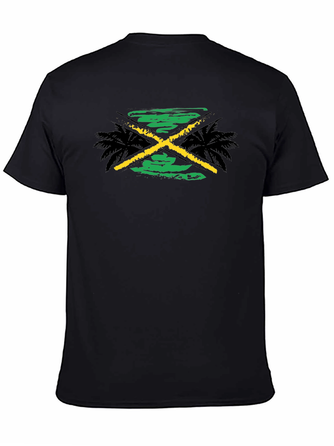 Jamaica Vibes Black Tee