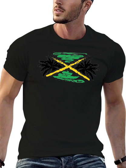 Jamaica Vibes Black Tee