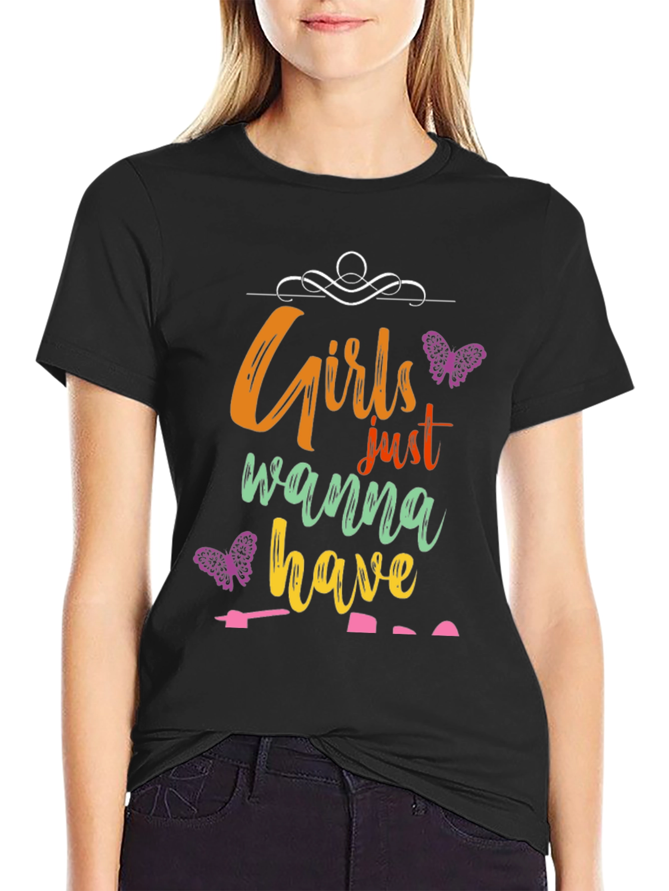Girls Wanna Have Fun Graphic Tee