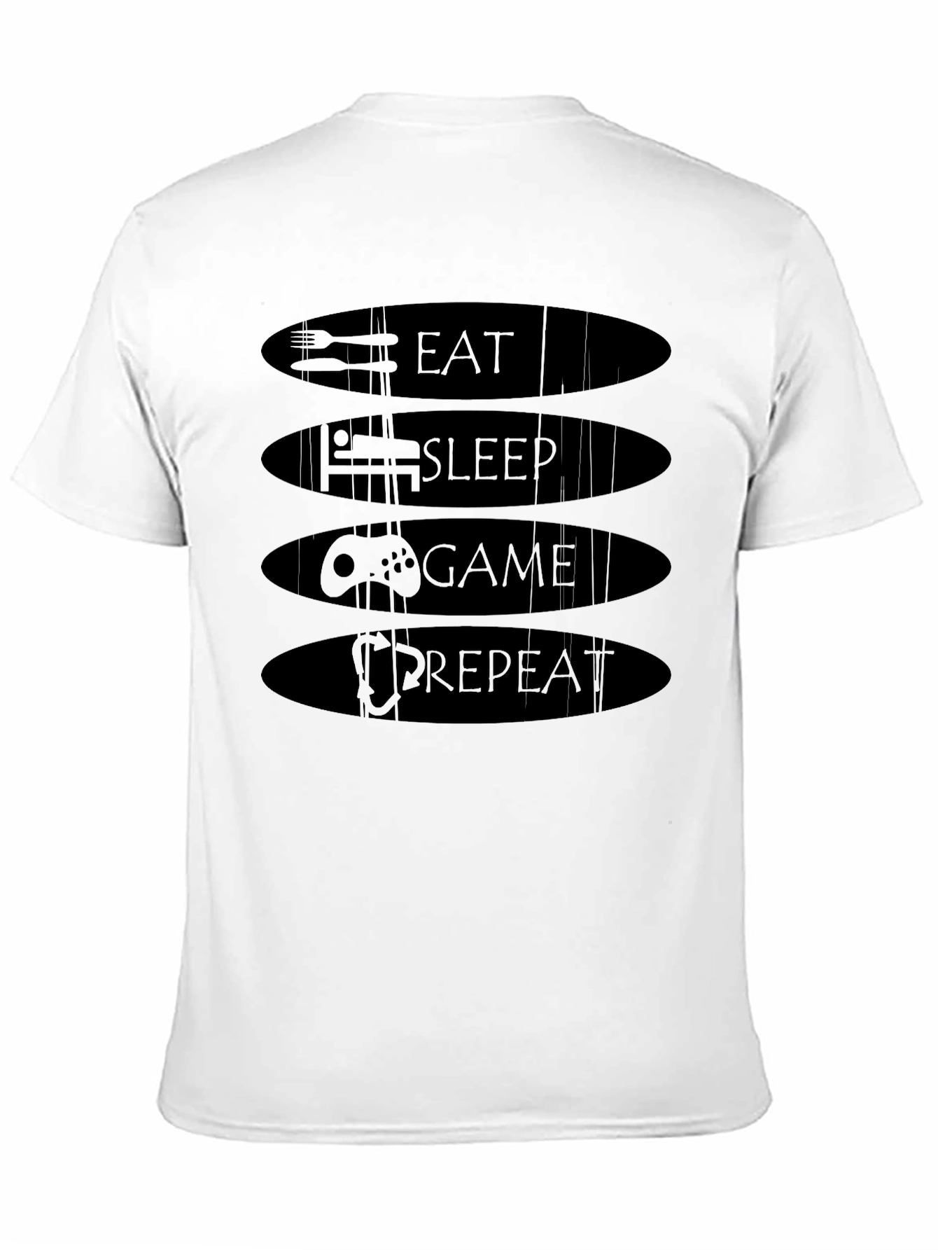 Eat Sleep Game Repeat T-Shirt - Gamer Life