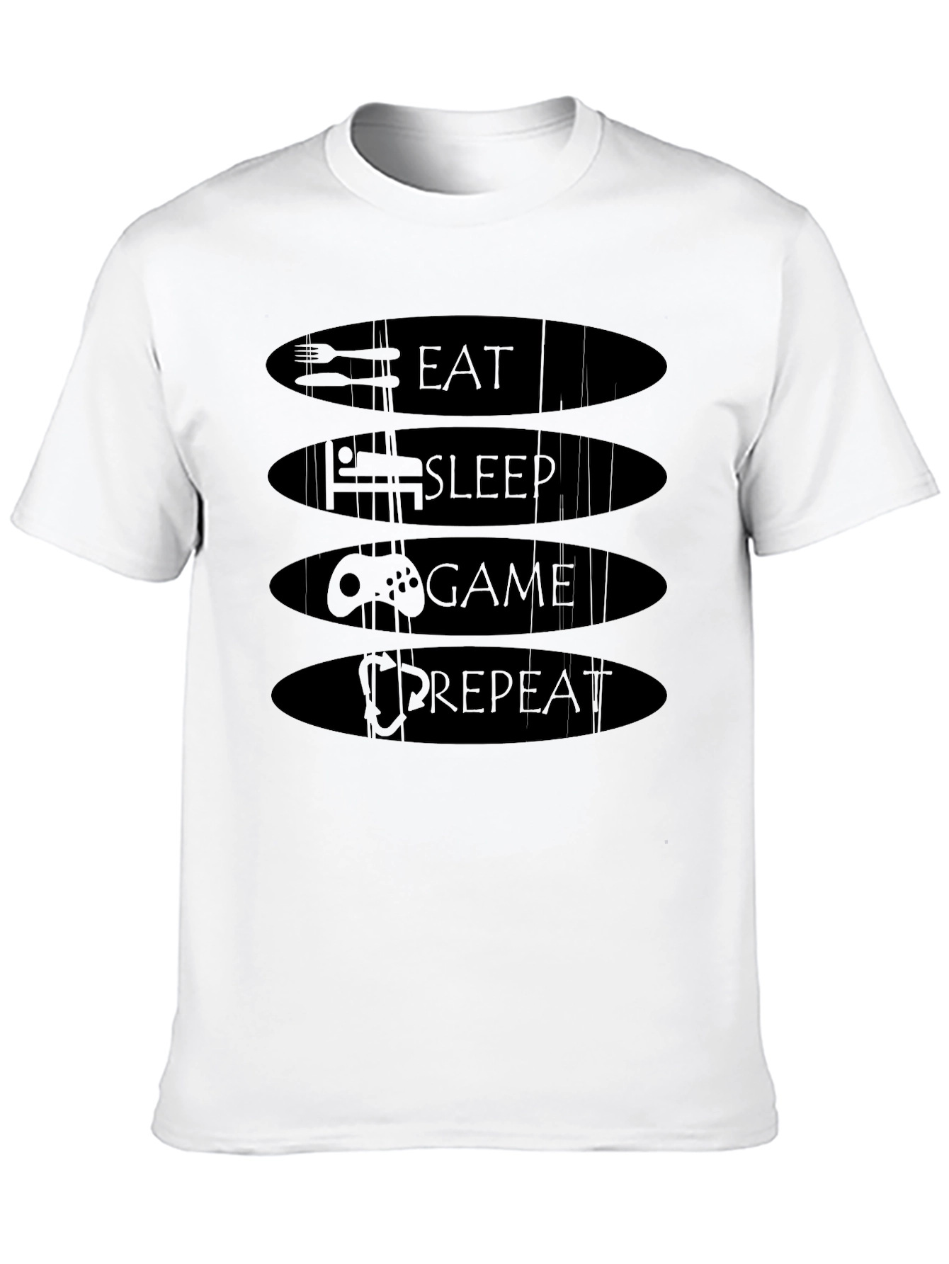 Eat Sleep Game Repeat T-Shirt - Gamer Life