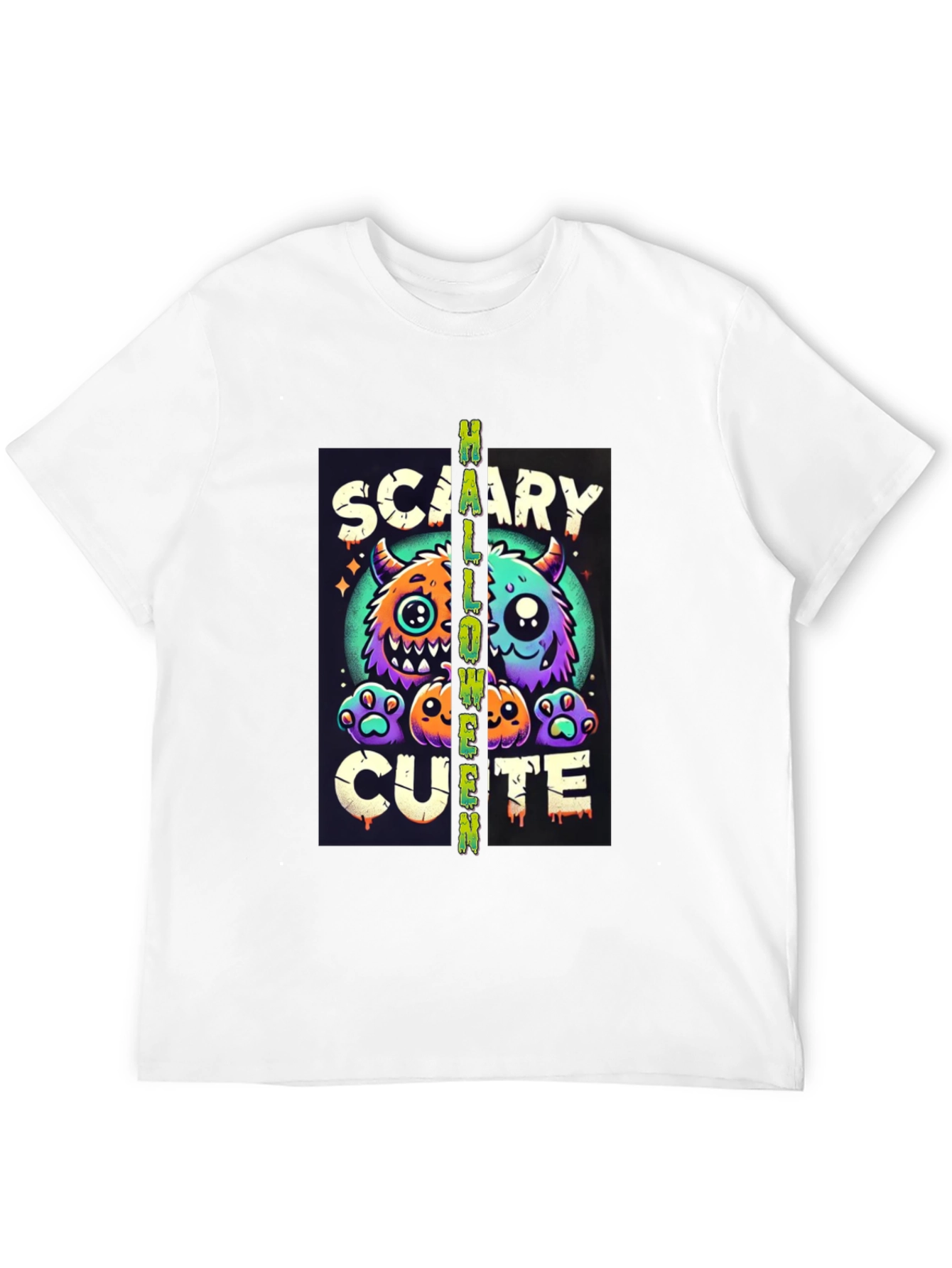 Scary Cute Halloween Graphic Tee