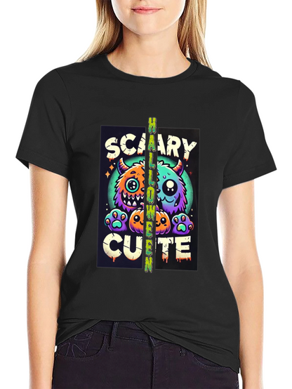 Scary Cute Halloween Graphic Tee