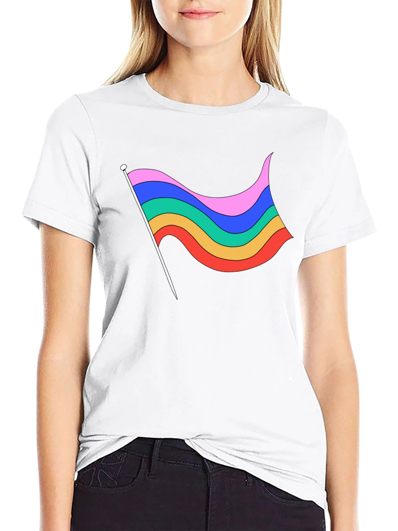 Retro Rainbow Flag T-Shirt - Pride Apparel
