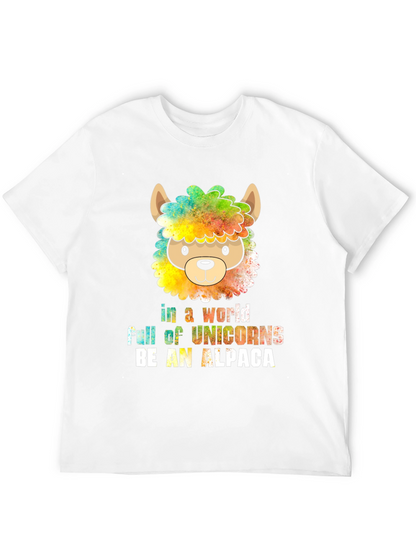 Be an Alpaca T-Shirt - Quirky Animal Graphic Tee