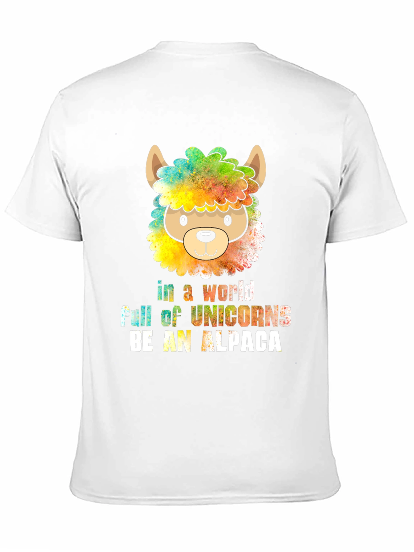 Be an Alpaca T-Shirt - Quirky Animal Graphic Tee