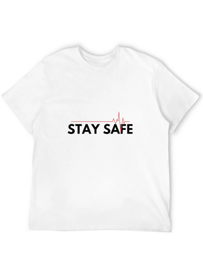 Stay Safe Heartbeat Tee - Stylish Comfort