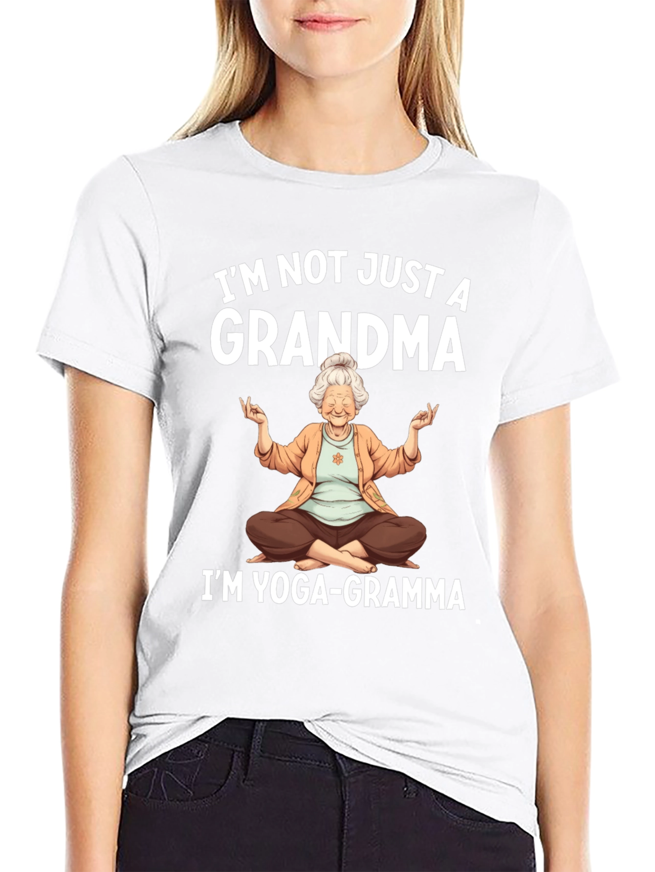 Yoga-Gramma T-Shirt - Grandma Yoga Lover