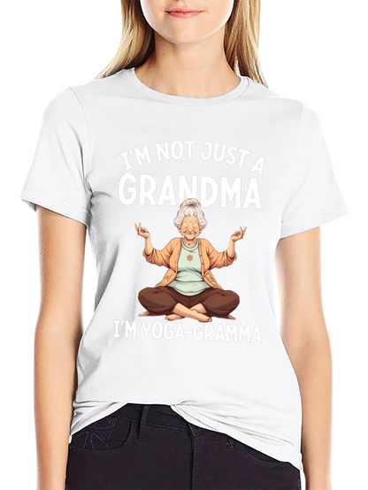 Yoga-Gramma T-Shirt - Grandma Yoga Lover
