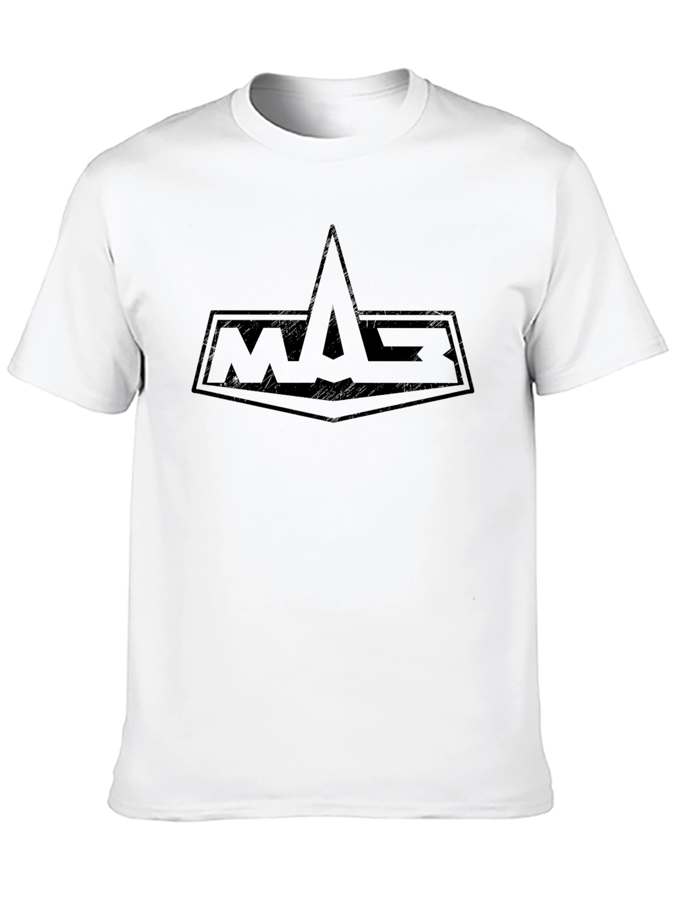 Black MAZ Graphic T-Shirt for Men